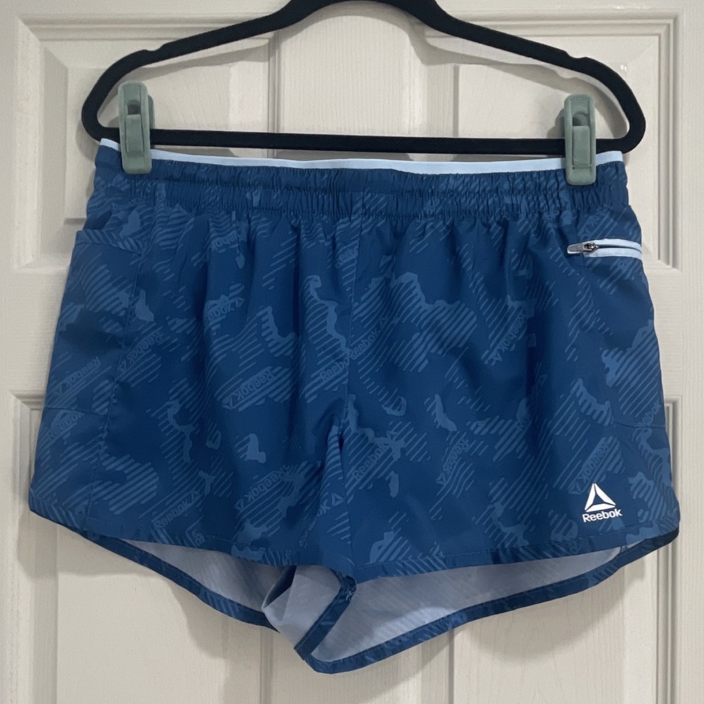 Reebok Women's Running Shorts Athletic, Size Large, Hip Pockets